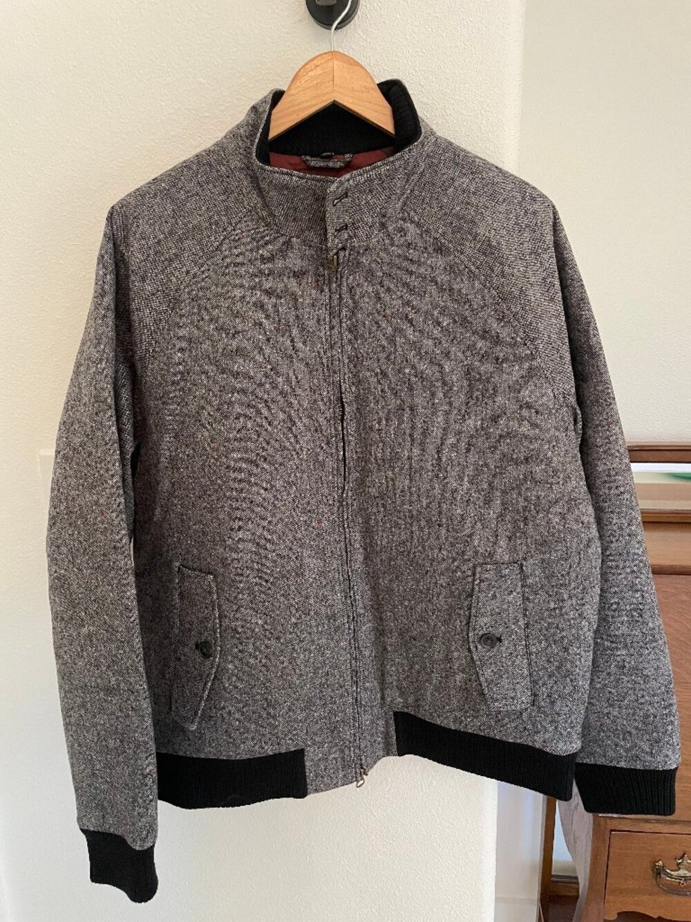Bonobos Italian Harrington Bomber, Size Large, NWOT